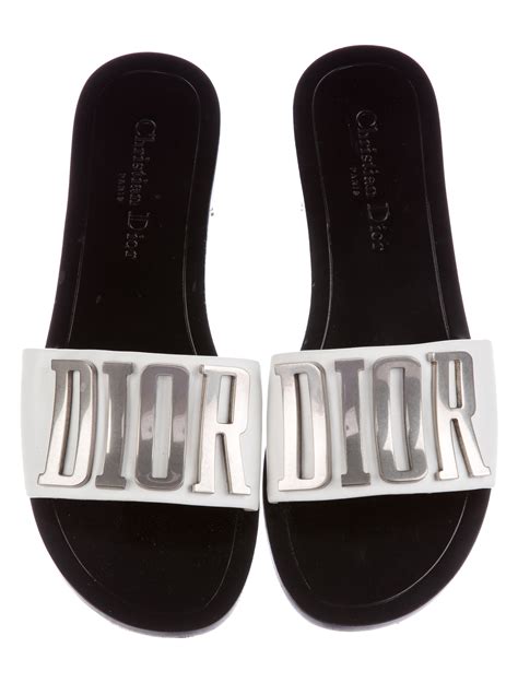 christian dior evolution slide sandals|women's dior sandals.